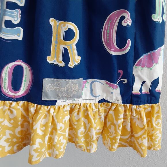 Eleanor Rose E is for Elephant Rhonda Twirl Dress Girls 8-10 Circus Alphabet - Picture 3 of 8